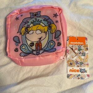 Rugrats Angelica Pink Zipper Bag